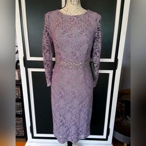 Jackie Jon Lace Dress with Sparkle